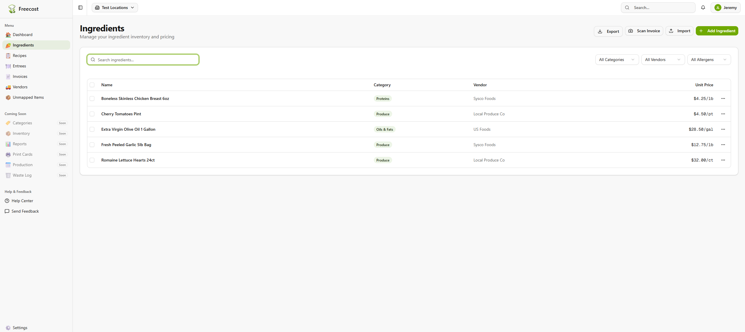 Multi-Location Support