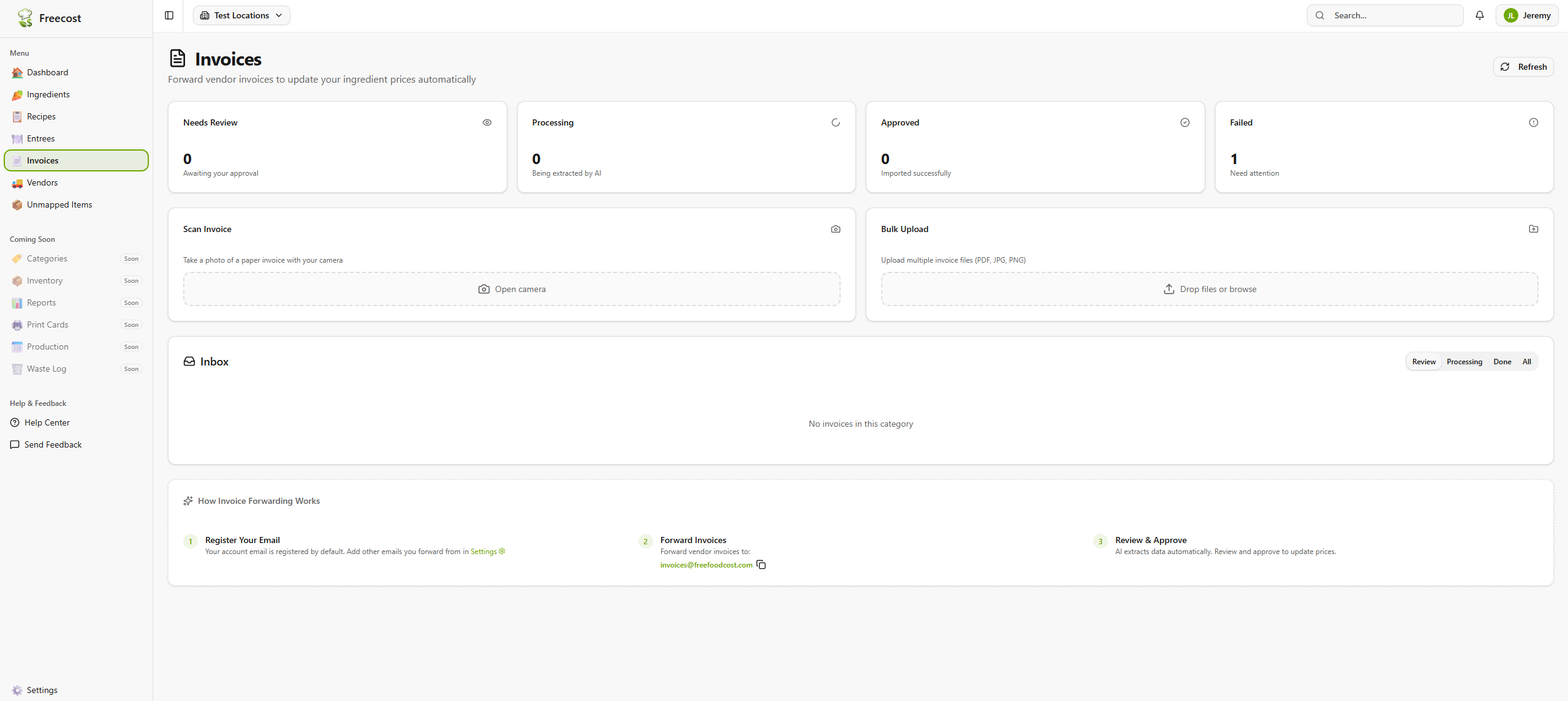 AI Invoice Processing